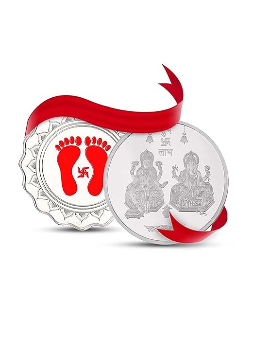 10g Silver Colour Bar (999.9) - Lakshmi Ganesha