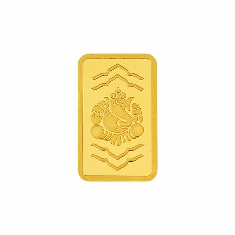 20g Gold Bar 24kt (999.9) - Ganesha