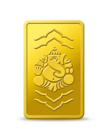 1g Gold Bar 24kt (999.9) - Ganesha