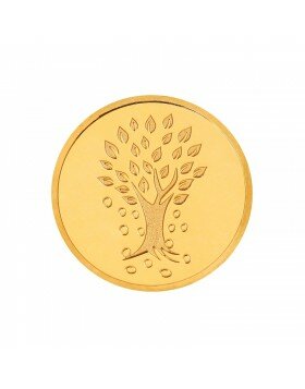 8g Gold Coin 24kt (999.9) - Kalpataru Tree Round