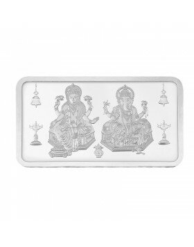 20g Silver Bar (999) - Lakshmi & Ganesha