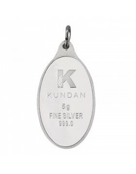 Om Silver Colour Pendant