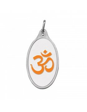 Om Silver Colour Pendant