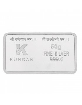 50g Silver Bar (999.9) - Lakshmi & Ganesha