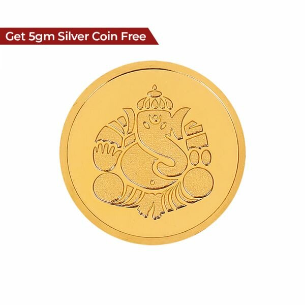 8g Gold Coin 24kt (999.9) - Ganesha